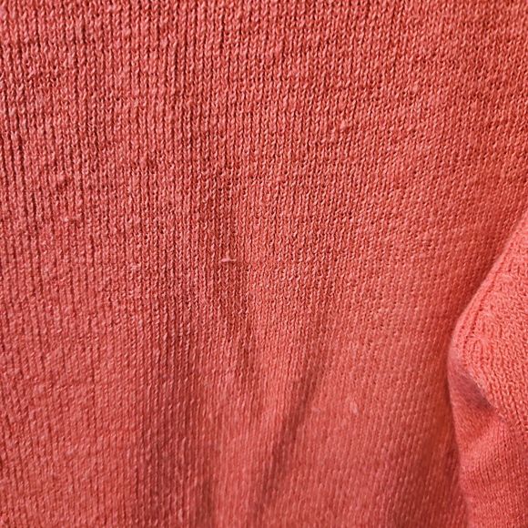 Bay Studio Women's XL Linen Cotton Nylon Pullover Sweater PINK - Picture 3 of 9